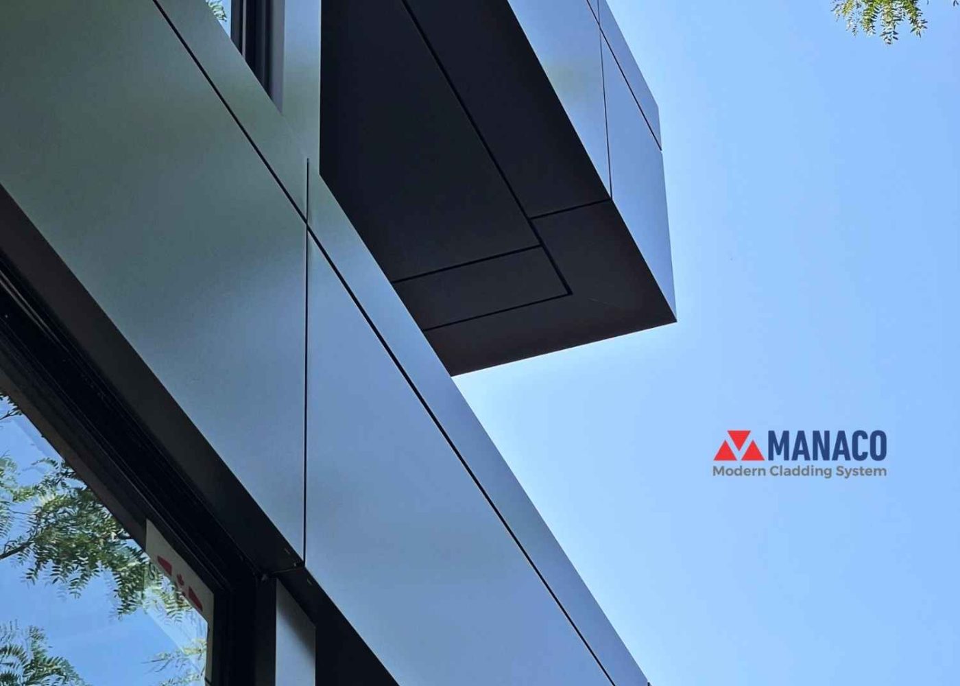 Close view of Rat Grey ALUBOND ACM cladding joints and reveals on Heddington Avenue, Toronto